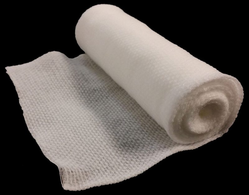 4 inch rolled gauze