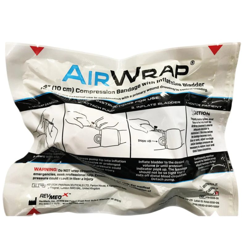 AirWrap 4 Compression Bandage w Inflatable Bladder REVMEDX 3 1