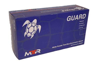 MTR Guard and Bolt Nitrile Gloves - Fentanyl and Chemo Rated - Box of 100 MEDTECH Resource