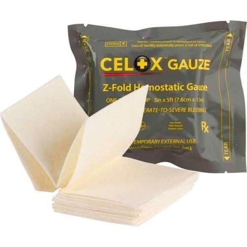 CELOX Z-Fold Hemostatic Gauze CELOX