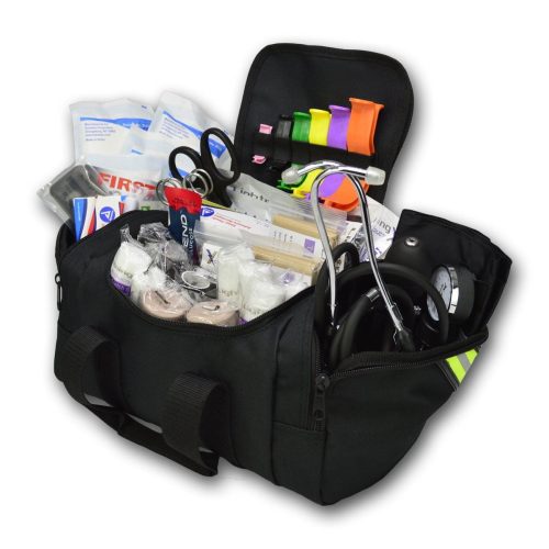 Compact First Responder Stocked Trauma Bag w/Fill Kit B Lightning X