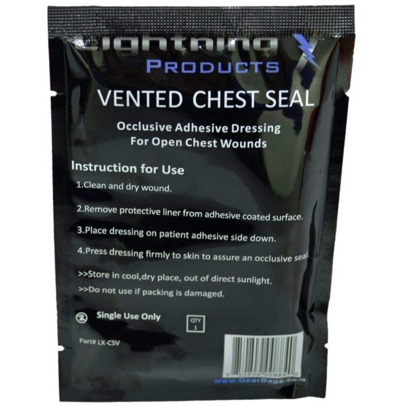 lightning x vented chest seal single pack vendor 2