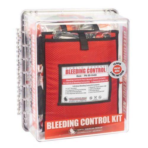 public access bleeding control station 8 pack vacuum sealed clear polycarbonate cabinet vendor 3