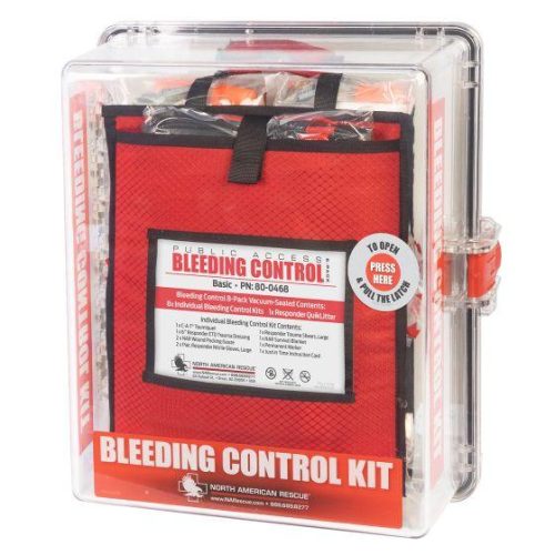 public access bleeding control station 8 pack vacuum sealed clear polycarbonate cabinet vendor 4