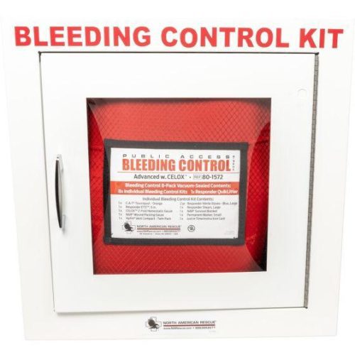 public access bleeding control station 8 pack vacuum sealed metal semi recessed cabinet vendor 2