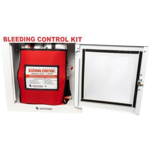 public access bleeding control station 8 pack vacuum sealed metal semi recessed cabinet vendor 4