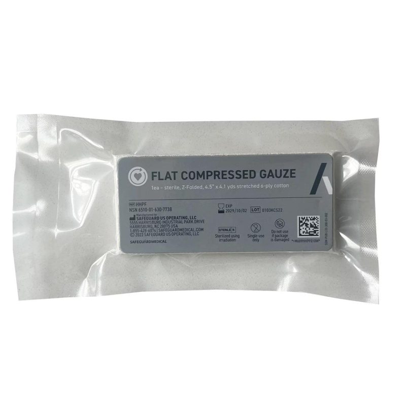 safeguard flat compressed gauze vendor 1