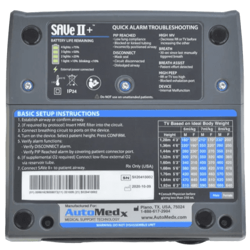 save ii simplified automated ventilator vendor 3