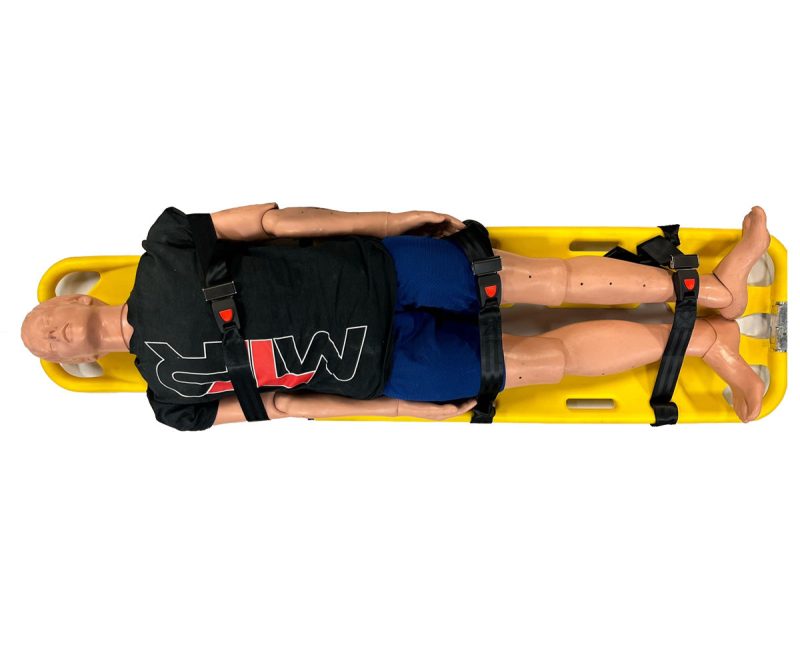 scoop stretcher with straps