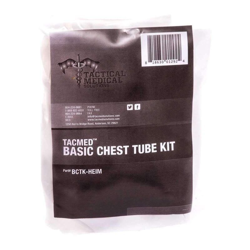 tacmedtm basic chest tube kit vendor 2