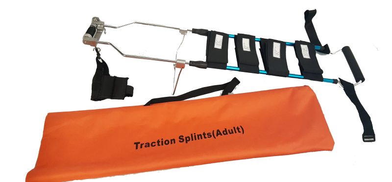 traction splint with bag