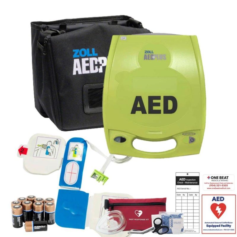 zoll aed plus defibrillator complete package vendor 6